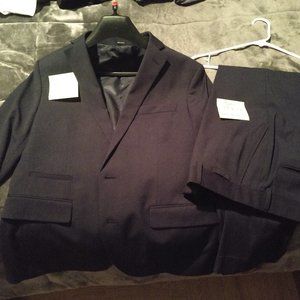 Men's navy blue suit